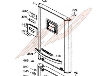 Porte avec joint