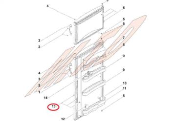 Porte avec joint