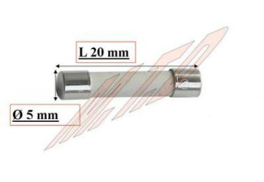 FUSIBLE RAPIDE EN VERRE  200mA 5X20MM 