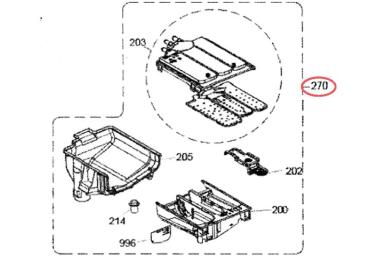 Boite à lessive complète