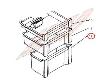Tiroir du bas congelateur