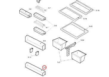 Balconnet inférieur de porte