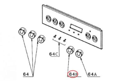 Bouton thermostat four