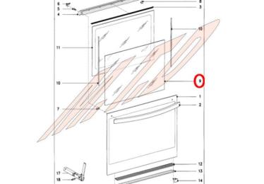 Vitre de porte