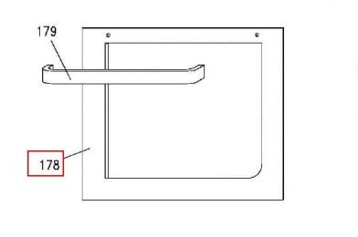 Vitre exterieur  de porte