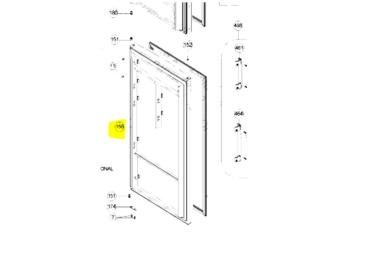 Porte du refrigerateur