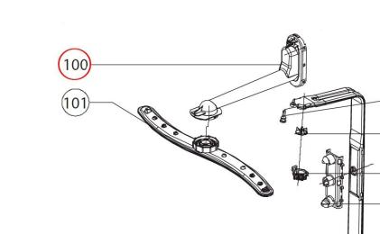 Tube alimentation bras superieur