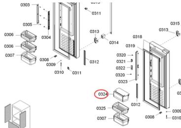 Balconnet à bouteilles