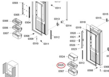 Balconnet à bouteilles