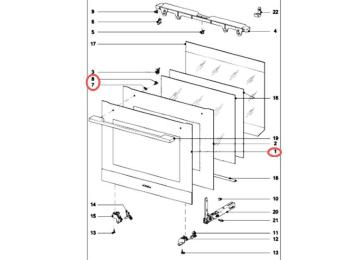 Vitre de porte