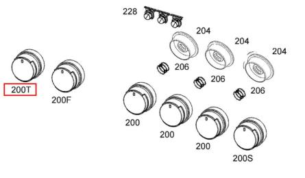 Manette thermostat