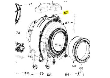 Cuve + aube de tambour