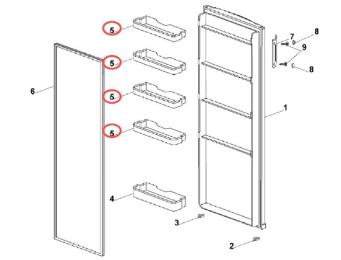 Balconnet supérieur ou intermediaire