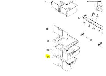Tiroir inferieur congelateur