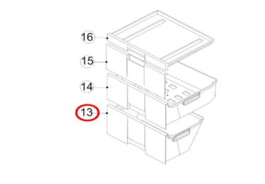 Tiroir du bas congelateur