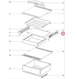 Rail droit