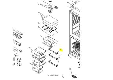 Profil superieur evaporateur