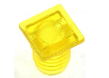 Couvercle de lampe jaune