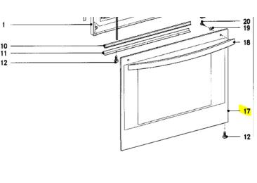 Vitre exterieur blanche