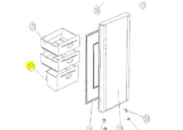Tiroir inferieur congelateur