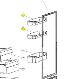 Balconnet supérieur ou intermédiaire